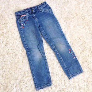 HANNAH ANDERSSON Embroidered Denim Jeans (sz 120)